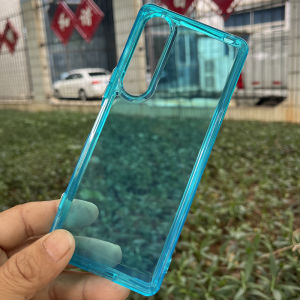 Sony Xperia1v X1v MARK5 Silicon Protective Case Full Cover Drop Resistance Simple Clear Candy Shell for Sony Xperia1v Fifth Generation