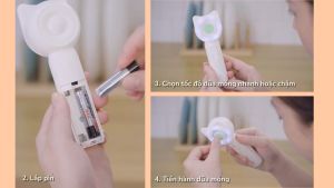 Máy dũa móng tay móng chân cho bé MOAZ BÉ BÉ MB015 - Thương hiệu Việt Nam - Bảo hành chính hãng 12 tháng