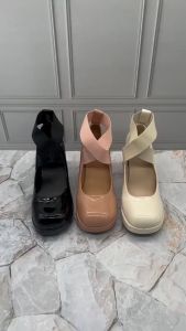 Sepatu Heels Platform Wanita Fashion Korea H5074