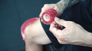 XMASTER Tape Hook Grip Olahraga Crossfit & Powerlifting