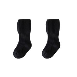 Pure Cotton Childrens Tights Spring Autumn Patterned Girls Base Layer Pants Korean Style Retro Solid Color Tights