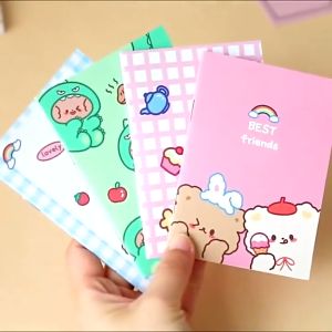 A6 Mini Notebook Cartoon Ins Cute Design Kawaii Shaped Small Portable Notepad Wholesale Notebook Spring School Supplies