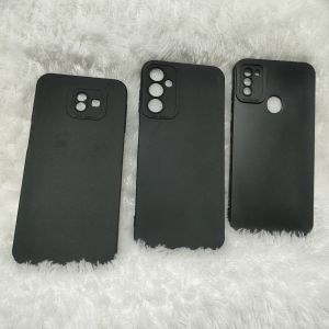 silicon infinix Hot 11s NFC Softcase Case Macaron Candy Protect Pelindung Pro Camera Full Black Hitam