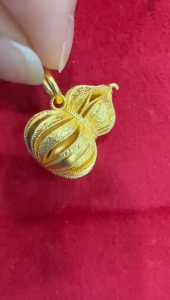 Poh Heng Jewellery 24K Golden Gourd Pendant in Yellow Gold[Price By Weight]