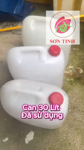 Can nhựa 30 lít đã qua sử dụng còn như mới
