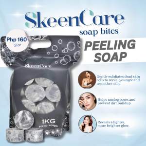 SkeenCare Scrap Soap 1 kilo Pouch Whitening Face and Body