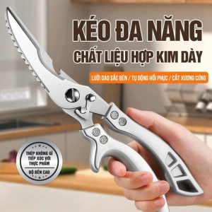 ✂️ KÉO CẮT GÀ VỊT ĐA NĂNG – DỤNG CỤ NHÀ BẾP KHÔNG THỂ THIẾU! 🍗