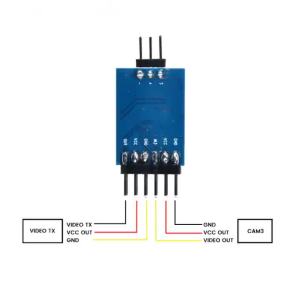 diymore | 3-Channel FPV Switching Switch Video Switcher Module High-Speed for Multi-Camera FPV Drones - Video Switcher Chip Module