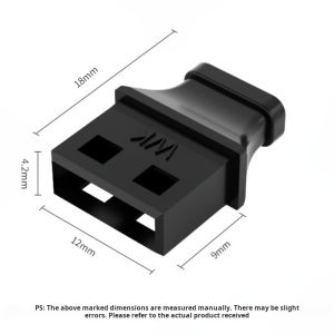 USB Type-A Port Plug with Handle Unused Interface USB-A Female Cap Protection Dust Cover Laptop Computer Audio Kitchen Island TV
