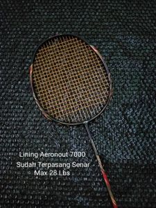 Raket Badminton Lining windstrom 75 import 28 Lbs