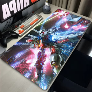 Bandai | Mouse Pads Gundam Aerial Computer Keyboard Mouse Pad Anime Gaming Accessories Table XXL Gamer Carpet Mousepad Laptop Desk Mat