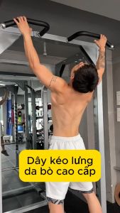 [1 cặp] Găng Tay Tập Gym NINE STUDY Dây kéo lưng kết hợp bảo vệ cổ tay đa năng Straps hỗ trợ tập Gym Deadlift lên xà