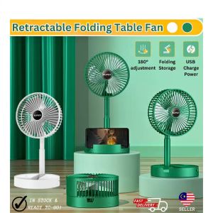 Kipas Mini Adjustable Mini Fan Cooling Handy Desk Home Office Table 2000mAh Battery USB Rechargeable Portable 小风扇 Great for CNY Hot Weather