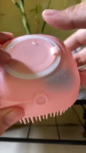 Bath Massage Scrub Brush Soft Silicone Pet Bath Brush Puppy Dog Cat Dogs Cats Grooming