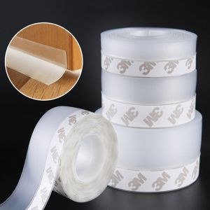 5M Door Seal Strip Self-adhesive Window Seal Sound Insulation Strip Windproof Dust Sealing Tape Windshield Weather Tape Strip