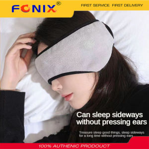 FONIX Earmuff Eye Mask Soundproof Earmuffs For Sleeping Plush Sleeping Mask Eyemuff Eye Cover Warm Relax Plush Blindfold Cotton Eyes Bandage