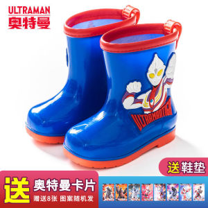 Childrens Waterproof Rain Boots Middle Tube Cartoon Disney PVC Material Boys Girls Toddler Nursery Kids Water Shoes
