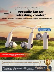 caibeike | Long-lasting Portable Silent Cooling Neck Fan