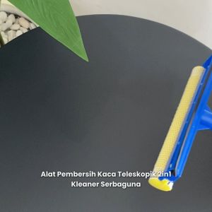 Kleaner Wiper Teleskopik 2 in 1: Alat Pembersih Kaca Window Wiper Serbaguna GSB003