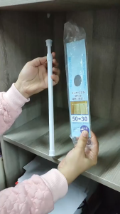 Punch-free adjustable telescopic rod shower curtain rod clothes rod shower rod curtain rod bathroom shower curtain rod telescopic rod hanger no drilling pole Clothes drying rack hanger