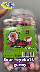 [MK-302 - MK301] 200pcs Eyeball Halloween Funny Candies Party Giveaway Eyeball & Strawberry