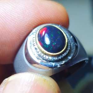 cincin batu black opal banten