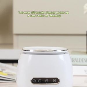 Máy Làm Sạch Răng Giả Tự Động Siêu Âm 48KHZ USB Máy Làm Sạch Sâu Cho Đồ Trang Sức Dây Đồng Hồ Cọ Trang Điểm - Phụ Kiện Chăm Sóc Răng Miệng