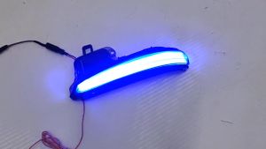 TOYOTA ALPHARD / VELLFIRE ANH 30 2015-2020 (2 in 1) BLUE Running Light + Signal Light Side Mirror Sequential Turn Signal LED LIGHT