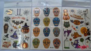Stiker Tattoo Scar untuk Halloween: Motif & Aksesoris Anak