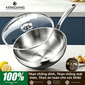 RONGCHUAN | Pure Titanium Non-Stick Pan for 2 People