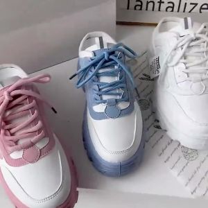 ลดลึก รองเท้ากีฬาใหม่ ผู้หญิงครึ่ง รองเท้าแตะที่มีรองเท้าแตะฐาน รองเท้าแตกถานของ รองเท้าแตะสวยงามเพื่อผู้หญิง รองเท้านักเรียนสีขาว รองเท้าแตะสูงรองเท้า