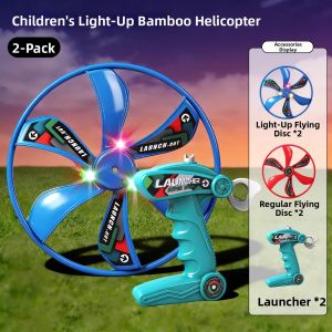 MAIMITONG | Glowing Hand-launched Spinning Flying Disc Outdoor Toy