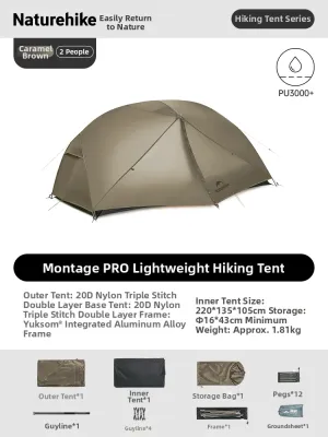 NatureHike | Professional Lightweight Single-person Hiking Tent