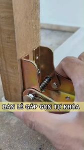 Bản lề gấp gọn tự khóa 90 độ thông minh