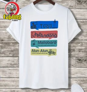 KAOS JOGJA MALIOBORO ASLI JOGJA MEREK CAPUNG T-SHIRT KAOS OLEH OLEH KHAS JOGJA KAOS JOGJA MALIOBORO ORIGINAL