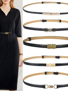 Adjustable Womens Belt Fashionable Dress Belt Matte Finish PU Leather Versatile with Beads Letters Flowers Embellishments