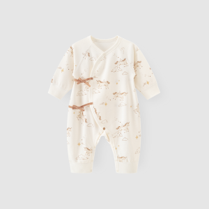GURCOOC | Áo liền quần trẻ em tay dài cotton không đường may mùa xuân thu