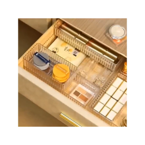 Hộp chia ngăn kéo bằng nhựa cao cấp khay đựng đồ đa năng khay sắp xếp hộc bàn tủ bếp và hộp đựng mỹ phẩm-ESTLA
