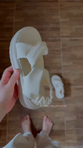 (Chân gầy lùi size-Fullbox) Dép sandal nữ đế cao 5PH kiểu quai xoắn da siêu mềm đi êm chân