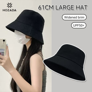 HOZADA 61CM Large Hat Fashion Sun Cap Men Womens Beach Hat Basin Hat Fisherman Hat Widened Brim Sunscreen Hat Casual Sun Hats Sun Protection Cap Sun Screen Hats for Summer Outdoor Travel