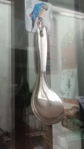 Muỗng Inox Múc Canh Inox Hàng Đẹp Chắc Chắn Tặng Kèm Móc Dán Treo Tường 3 D Tiện Lợi