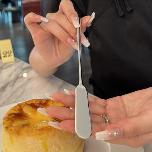Stainless Steel Butter Knife Commercial Grade Jam Spreaders Long Handle Bread Slatherers Self-Use Elegant Design Restaurant Use