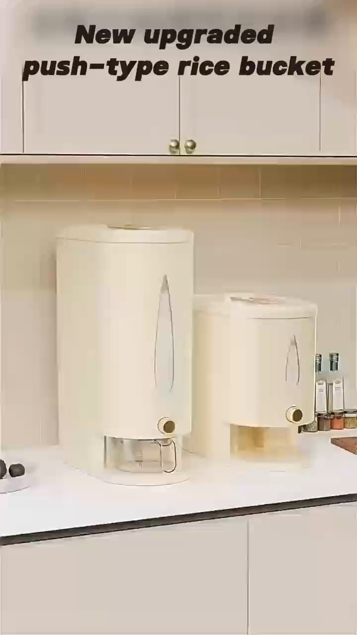 5/10 Kilos Rice Storage Rice Automatic Automatic Rice Dispenser Kitchen  Grain Cereal Dispenser