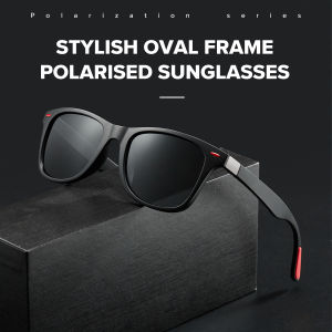 OQ BOGA 7 สไตล์แฟชั่นโพลาไรซ์กลางแจ้งรูปไข่กรอบแว่นตากันแดดผู้หญิงผู้ชายป้องกันดวงตาเต็มขอบแว่นตากันแดด UV400