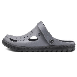 Authentic Rubber Slip-On Mens Casual Sandals Breathable L Latex Slippers Summer Footwear Comfortable Flat Bottom Shoes