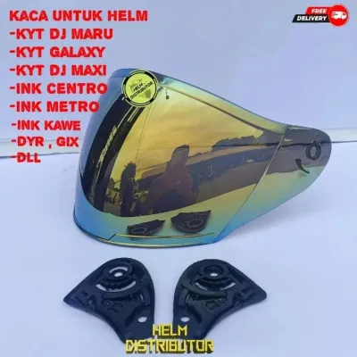 kaca helm KYT DJ Maru/ galaxy/Kyoto/kaca helm ink Centro/dynamic dan / DLL