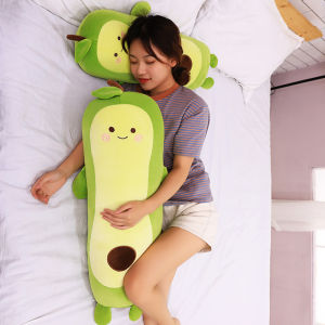 GỐI ÔM NGỦ HÌNH QUẢ BƠ DÀI 60CM VẢI MINISO CO GIÃN 100% GÒN MỀM MỊN AN TOÀN CHO BÉ