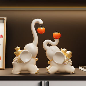 Kisstyle | Good Luck Elephant Figurine Luxurious Ornament