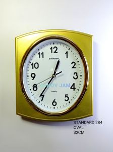COD Jam Dinding STANDARD 284/285 QUARTZ 32cm Free peking bubble warp