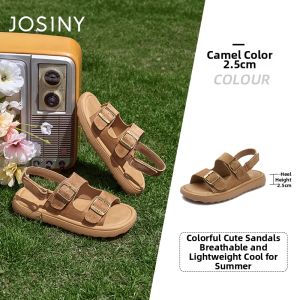 Josiny | Flat Comfortable Soft Bottom Sandals for Women Birken-style